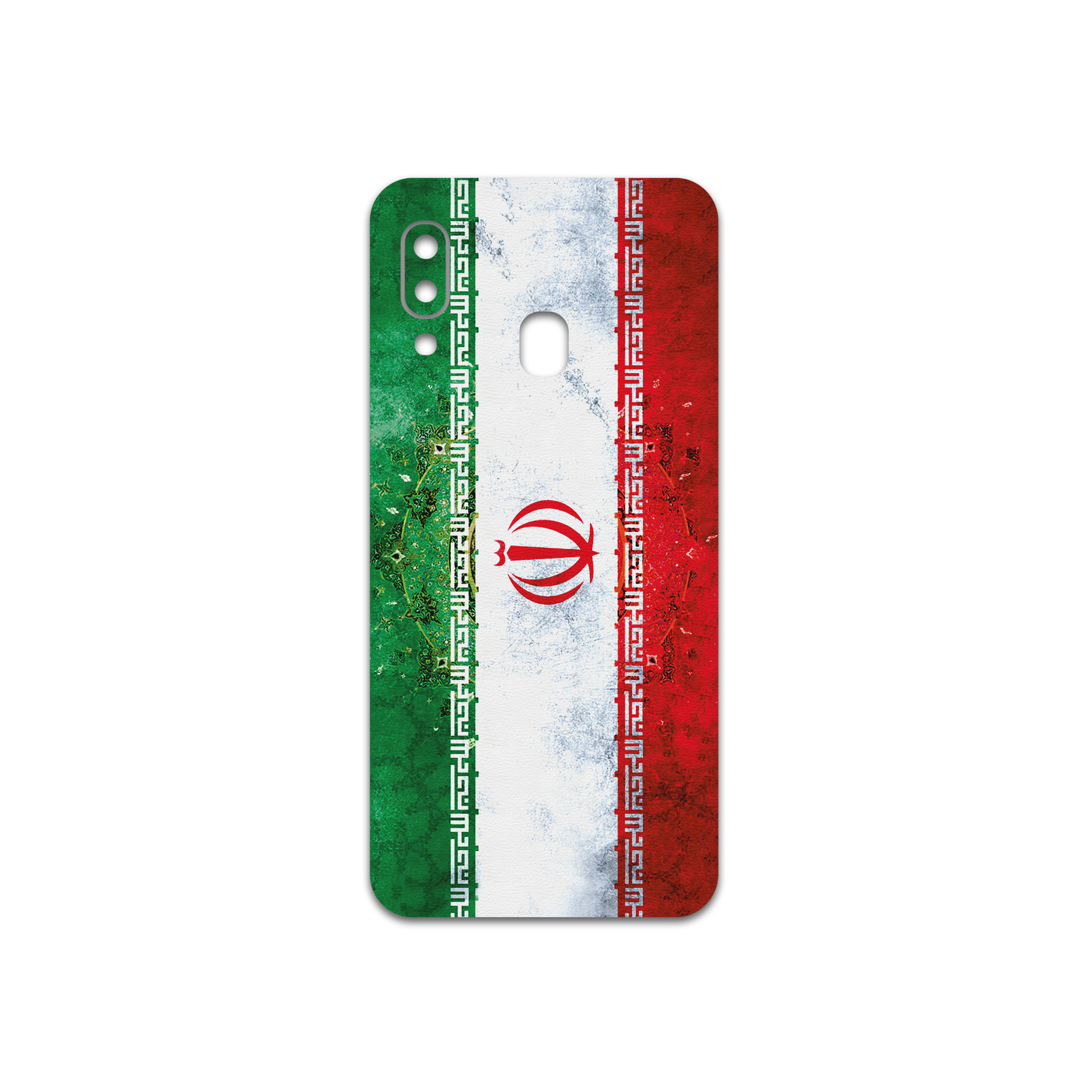 برچسب پوششی ماهوت مدل IRAN-Flag مناسب برای گوشی موبایل سامسونگ Galaxy A20e