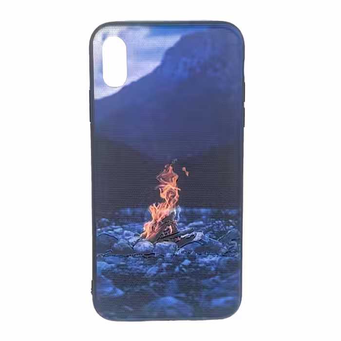 کاور طرح آتش مدل SD88 مناسب برای گوشی موبایل اپل IPHONE X/XS 