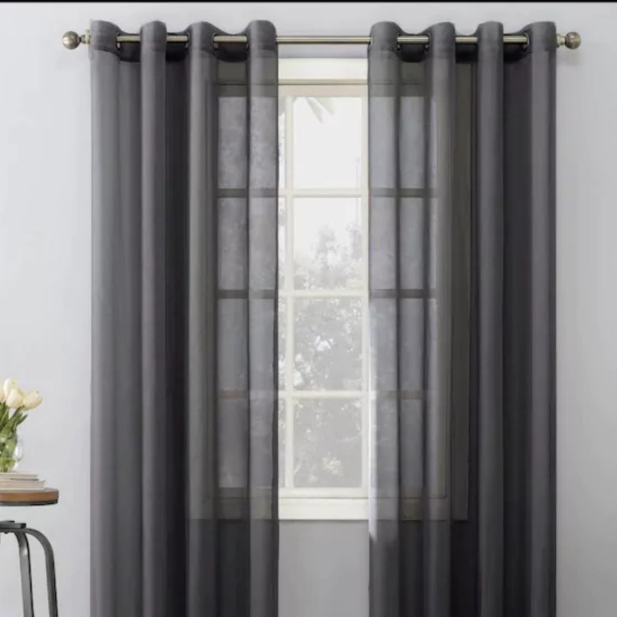  پرده حریر رنگی پنل پانچ در رنگ های متنوع دوخته شده پانچ یا پلیسه در ارتفاع دلخواه تا 280 مناسب آشپزخانه خواب و پذیرایی