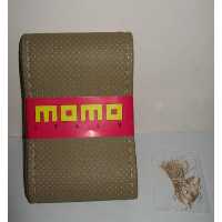 روکش فرمان دوختی سوزنی مارک MOMO کیفیت بالا رنگ کرم سوزنی 