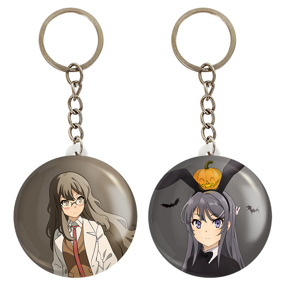 جاکلیدی خندالو مدل ریو و ساکوتا و مای انیمه بانی گرل سنپای کد 1639816405 مجموعه 2 عددی