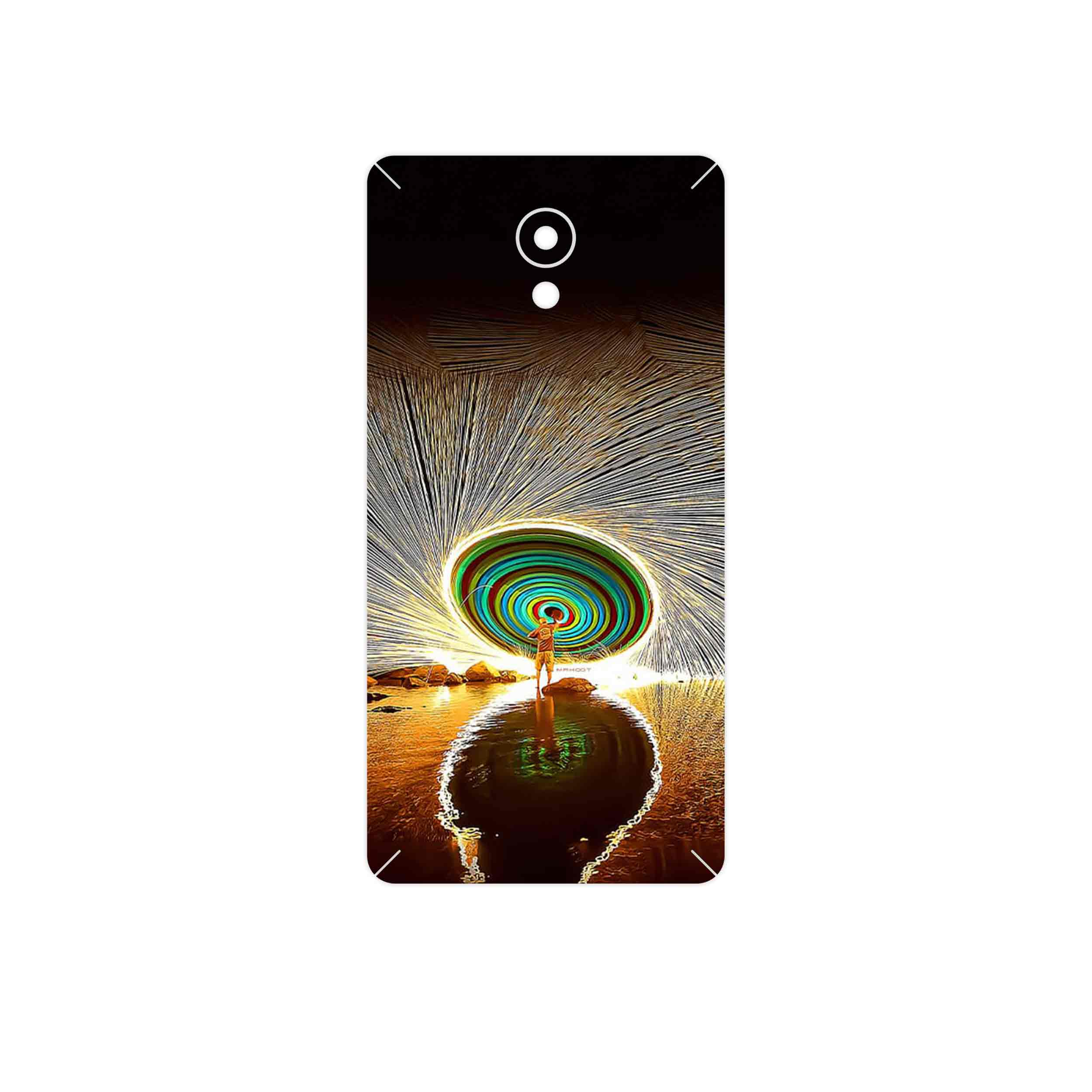 برچسب پوششی ماهوت مدل Night Light Fountain مناسب برای گوشی موبایل لنوو Vibe P2