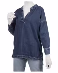 بلوز زنانه جین آبی آر ان اس RNS کد 11272396