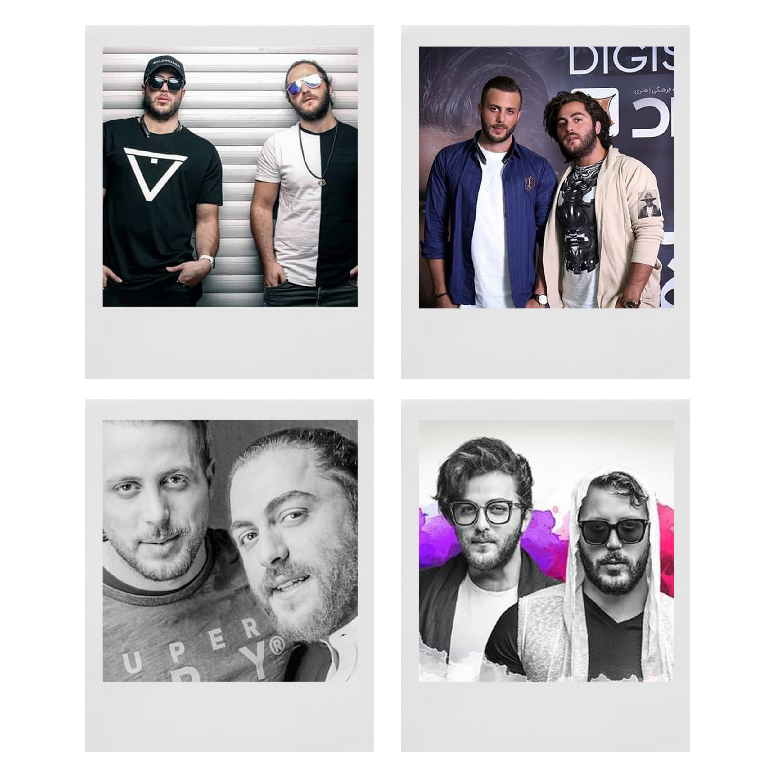 آویز تزیینی طرح آرش و مسیح مدل P16 مجموعه 4 عددی