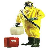 لباس ضد گاز و مواد شیمیایی یکسره مدل Gas tight suit rinba patrol نورث