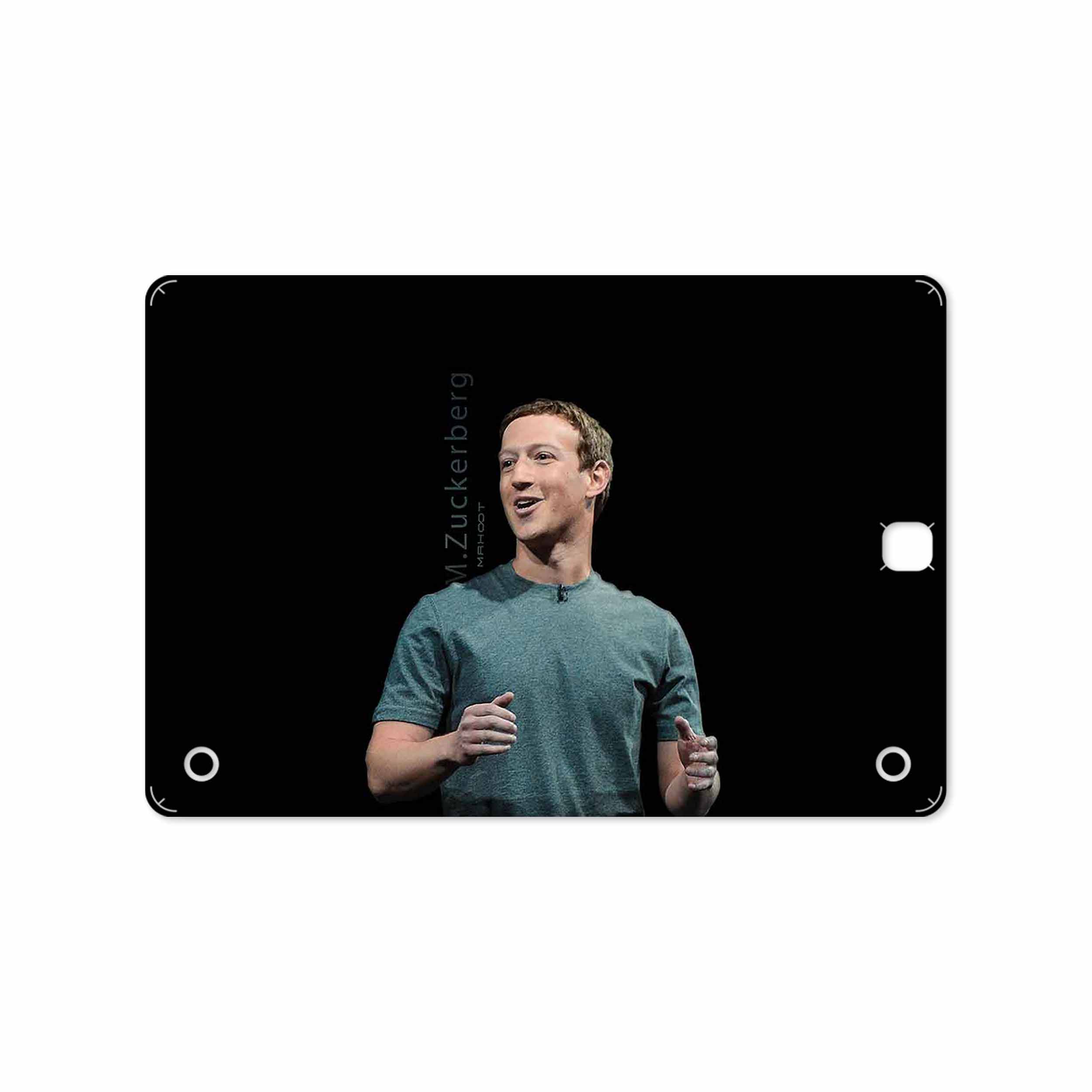 برچسب پوششی ماهوت مدل Mark Zuckerberg مناسب برای تبلت سامسونگ Galaxy Tab A 9.7 2015 T550