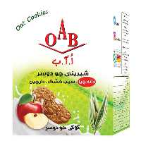 کوکی جو دوسر دانه چیا با سیب خشک و دارچین اآب 190گرمی