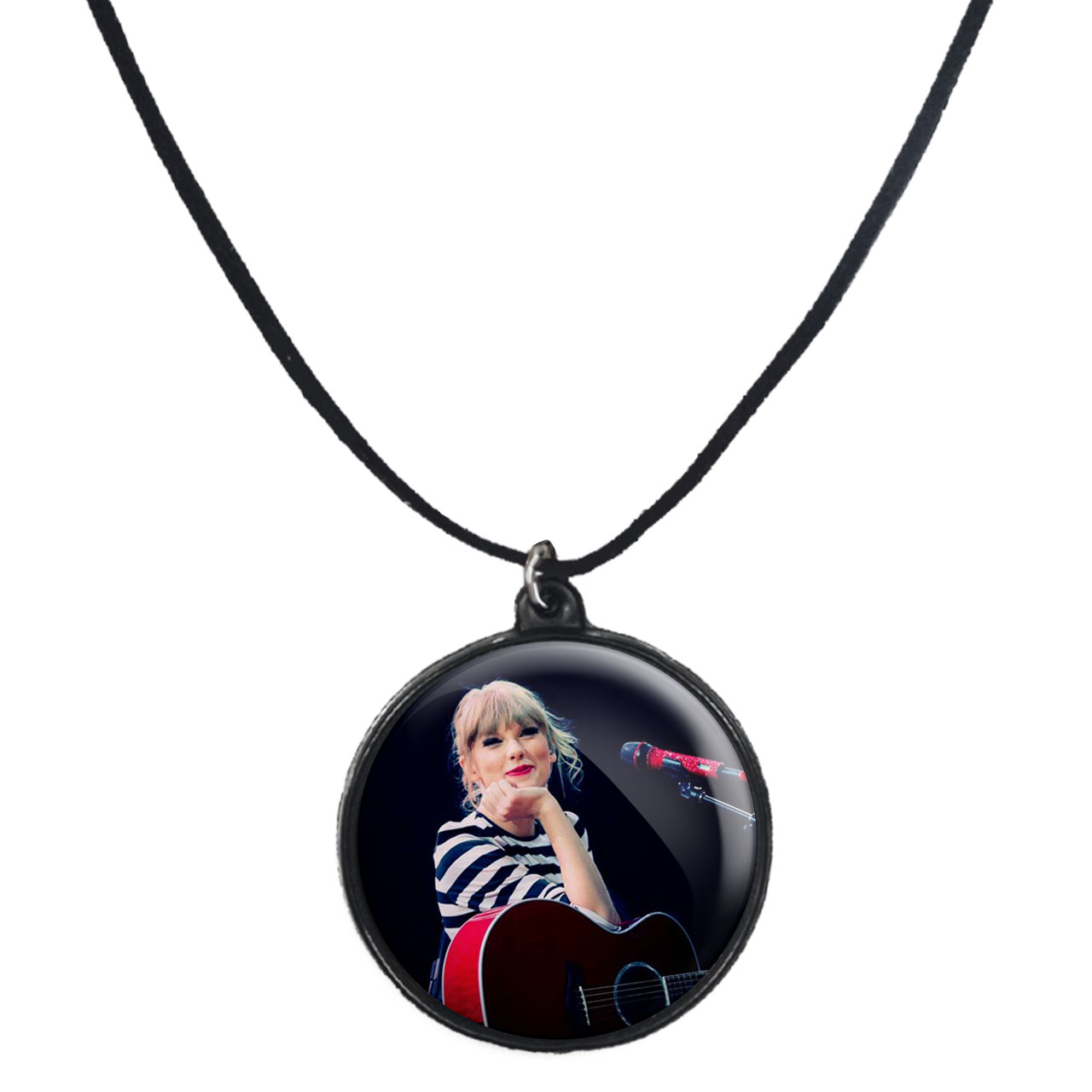 گردنبند پرمانه طرح تیلور سویفت کد pmb.2237 مدل دو طرفه