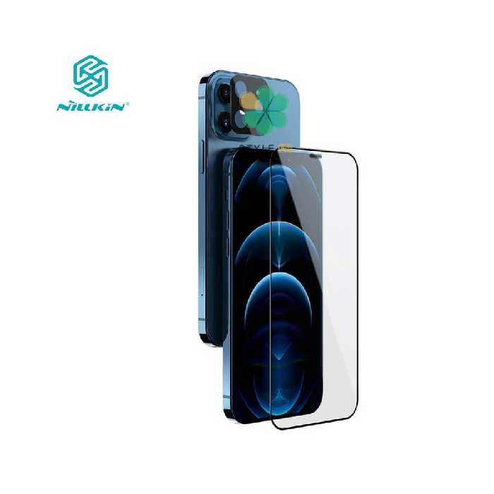 محافظ صفحه و گلس لنز گوشی آیفون Apple iPhone 12 برند نیلکین