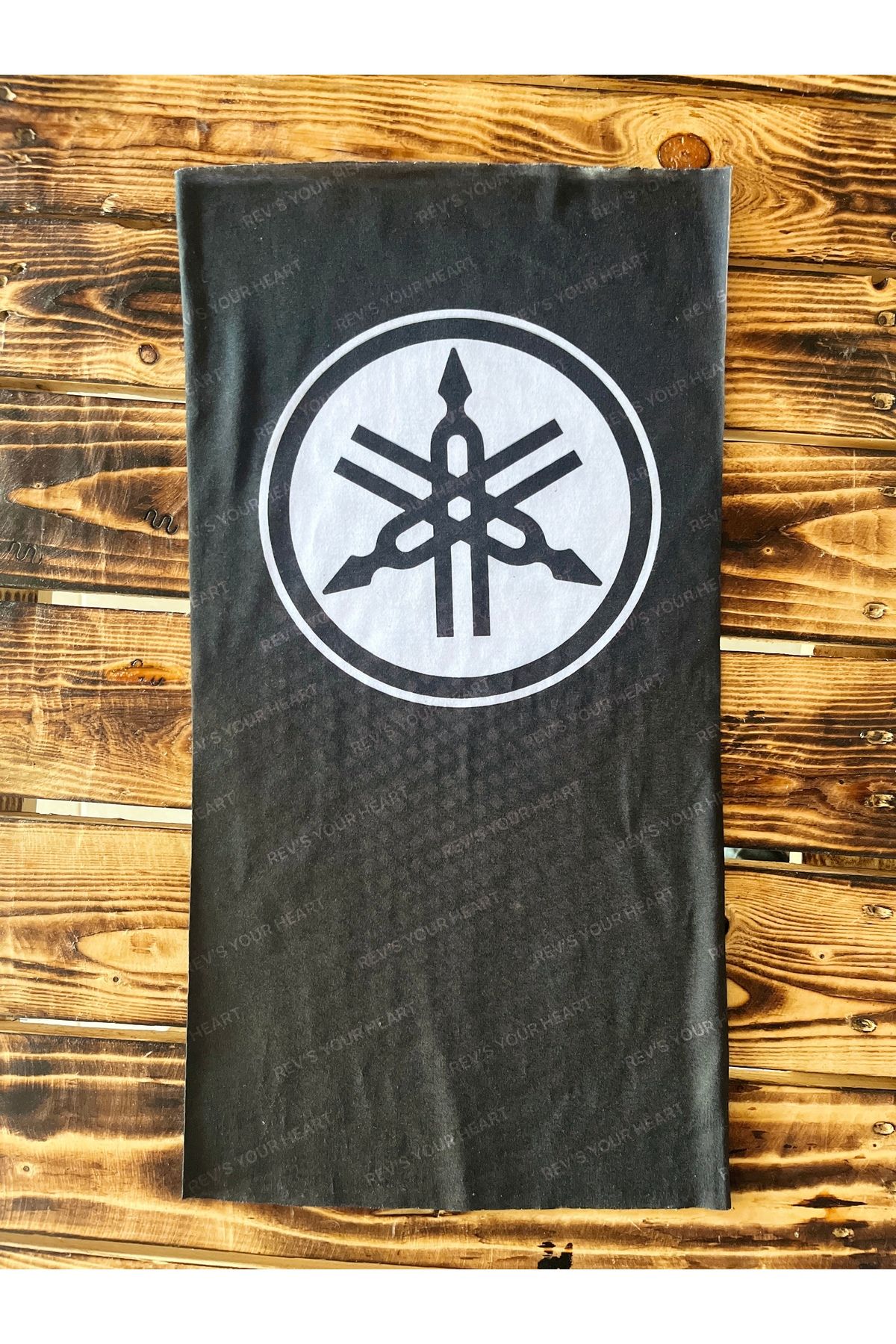 هدبند/دستمال سر موتورسیکلت مشکی مردانه و زنانه هدبند دستمال هدبنددستمال قلب شما را به وجود می آورد Yamaha