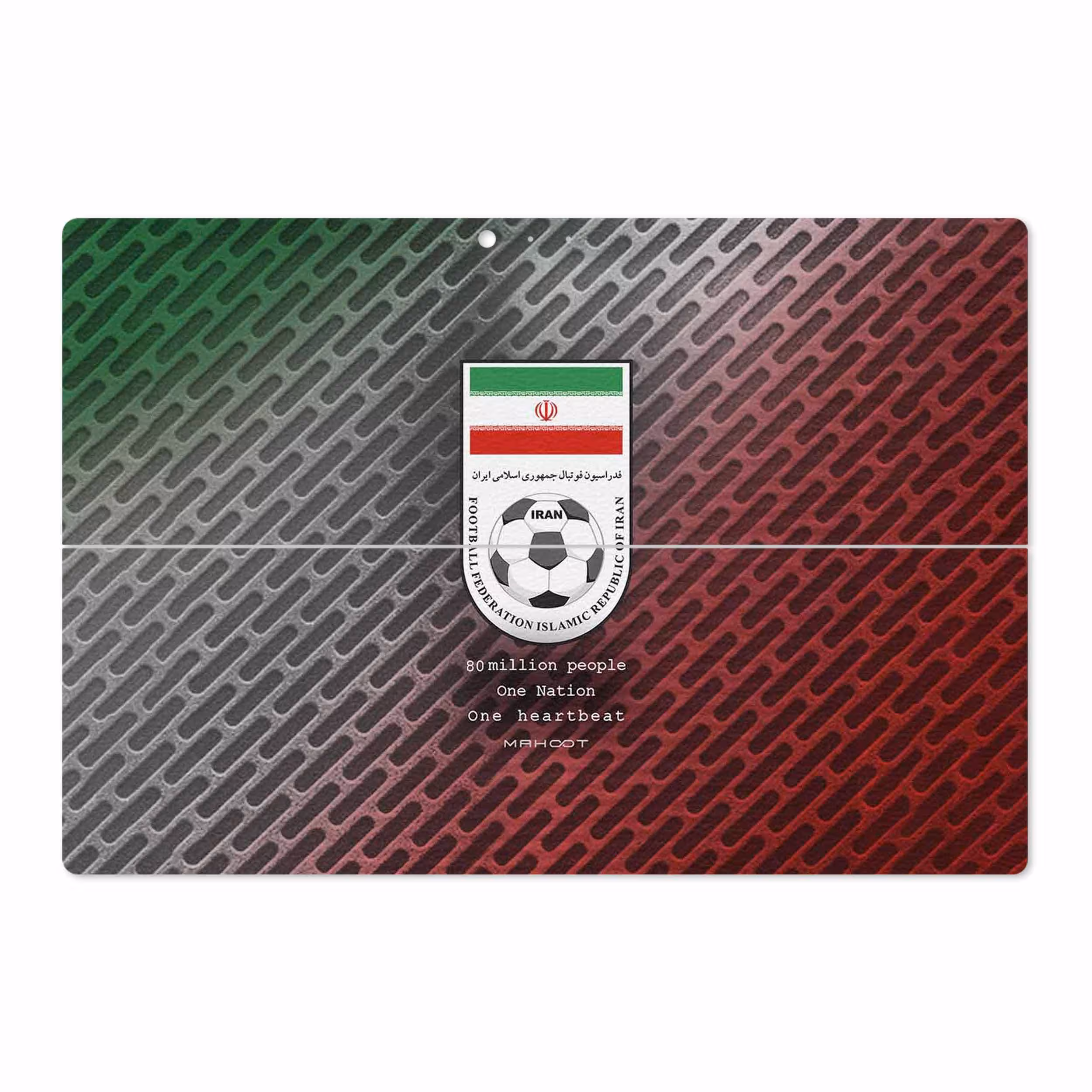 برچسب پوششی ماهوت مدل Iran-National-Football-Team مناسب برای تبلت مایکروسافت Surface Pro 3 2014