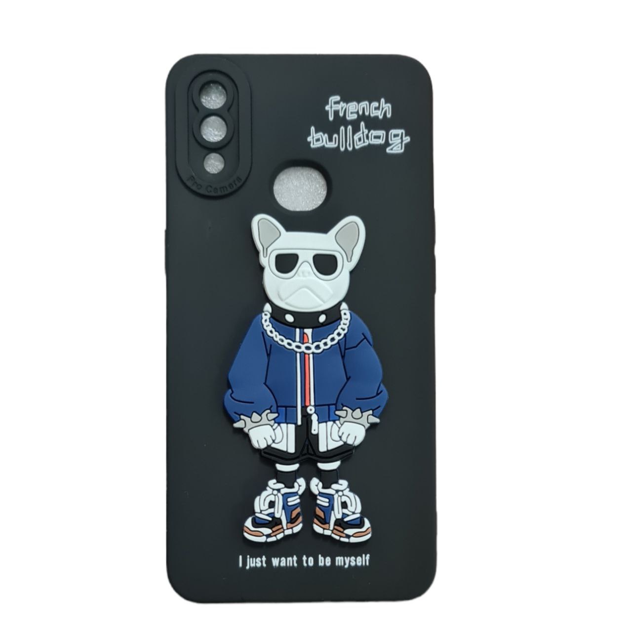 کاور مدل 3D طرح بولداگ کد 110 مناسب برای گوشی موبایل سامسونگ Galaxy A10S