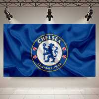 تابلو بوم طرح فوتبال مدل پرچم چلسی کد AR2960 