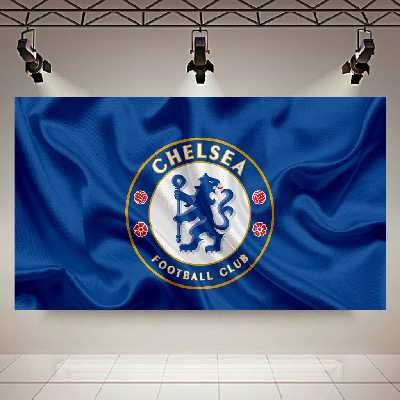 تابلو بوم طرح فوتبال مدل پرچم چلسی کد AR2960 