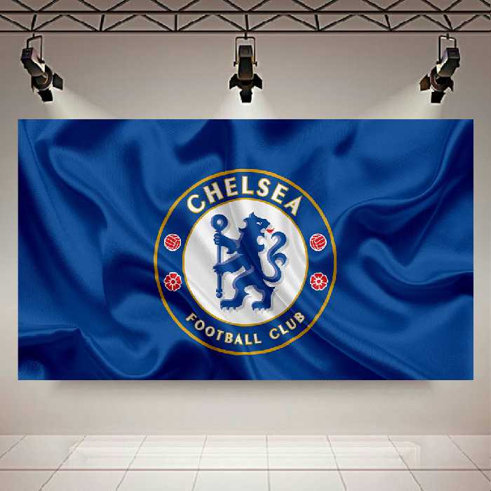 تابلو بوم طرح فوتبال مدل پرچم چلسی کد AR2960 