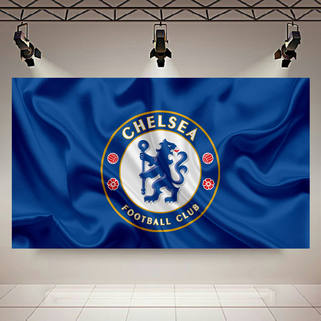 تابلو بوم طرح فوتبال مدل پرچم چلسی کد AR2960 