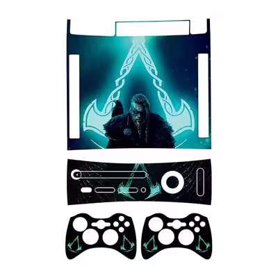 برچسب ایکس باکس 360آرکید طرح assassins creed کد 01 مجموعه 4 عددی