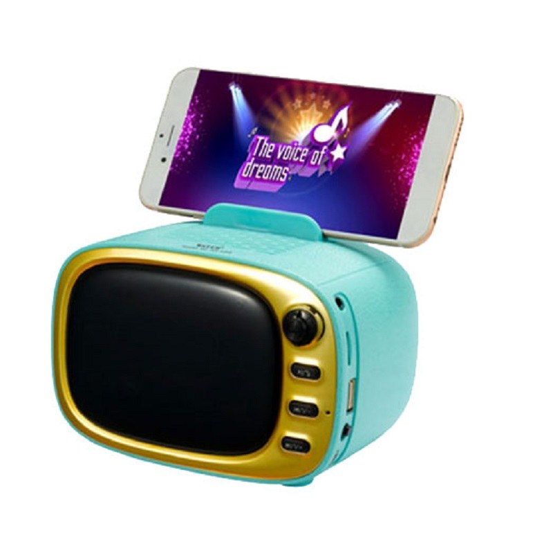 اسپیکر بلوتوث رادیو دار طرح تلویزیون قدیمی