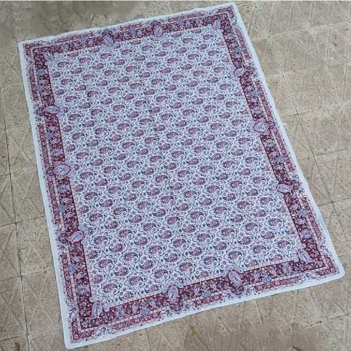 زیر سفره بسیار زیبا با طرح ترمه یک خرید به یاد موندنی سایز 3 متری