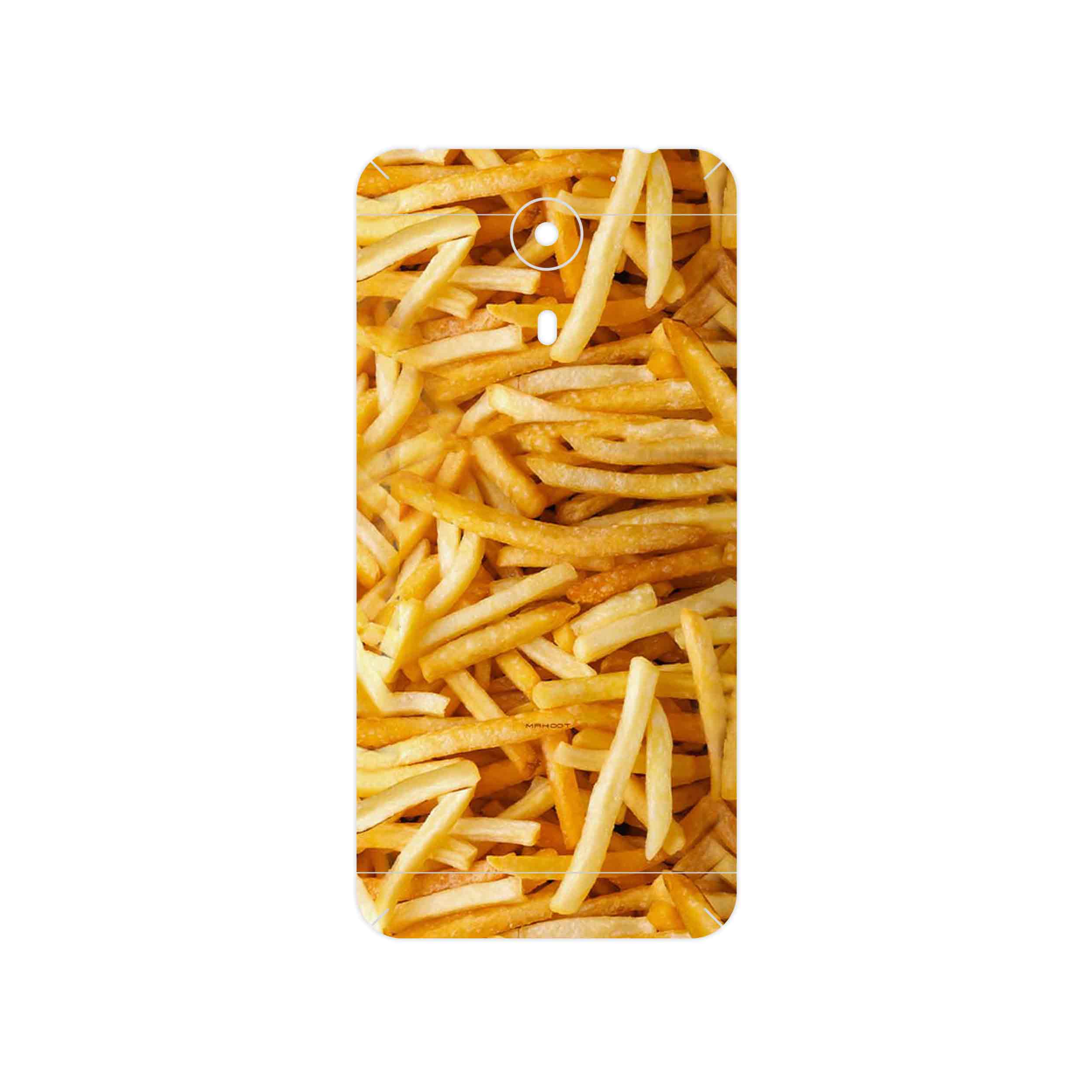 برچسب پوششی ماهوت مدل French fries مناسب برای گوشی موبایل یومی Plus
