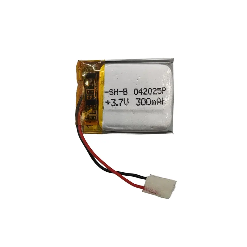 باتری لیتیوم پلیمر 3.7 ولت مدل 042025P ظرفیت 300 میلی آمپر