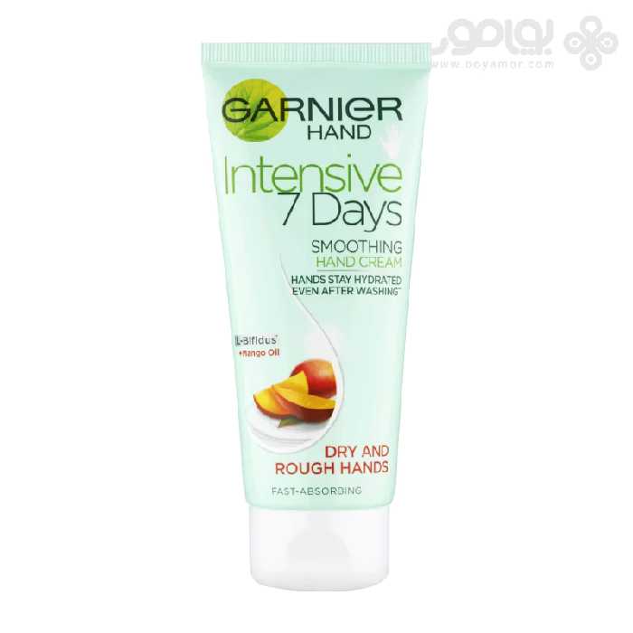 کرم دست گارنیر INTENSIVE 7 DAYS حاوی عصاره انبه حجم 100 میل