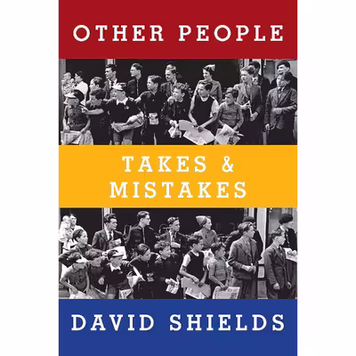 کتاب Other People اثر David Shields انتشارات Knopf