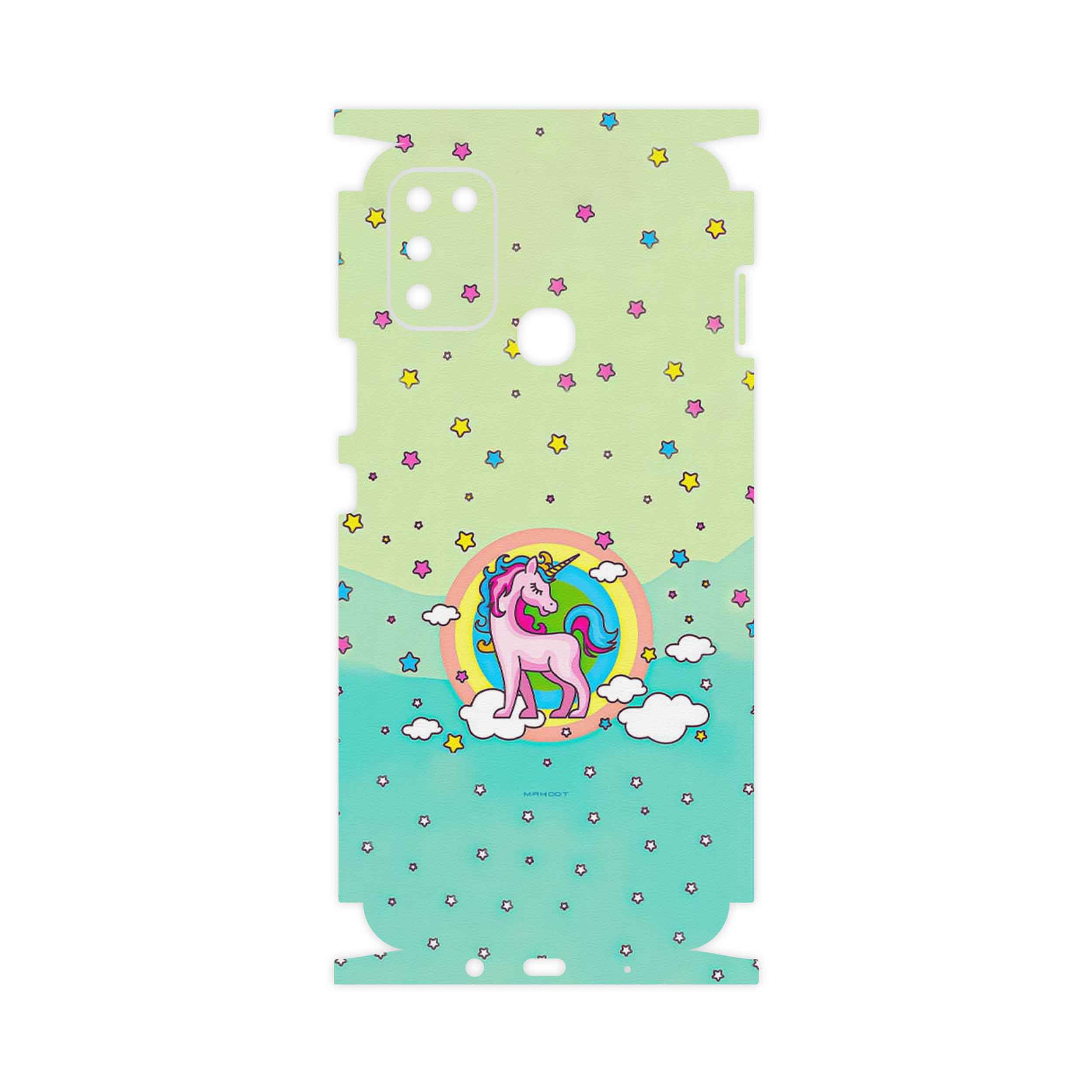 برچسب پوششی ماهوت مدل Rainbow unicorn adventure-FullSkin مناسب برای گوشی موبایل اینفینیکس Hot 10 Play