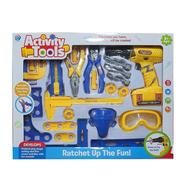 ست اسباب بازی ابزار مدل Activity Tools کد 873