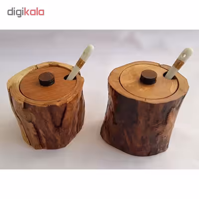 جای ادویه طرح تنه درخت کد 1 مجموعه 2 عددی