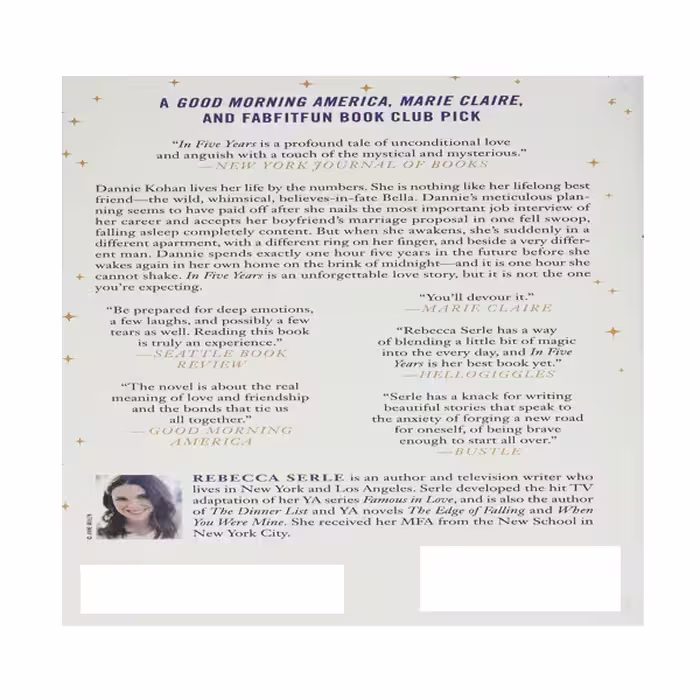 کتاب In Five Years: A Novel اثر Rebecca Serle  انتشارات نبض دانش
