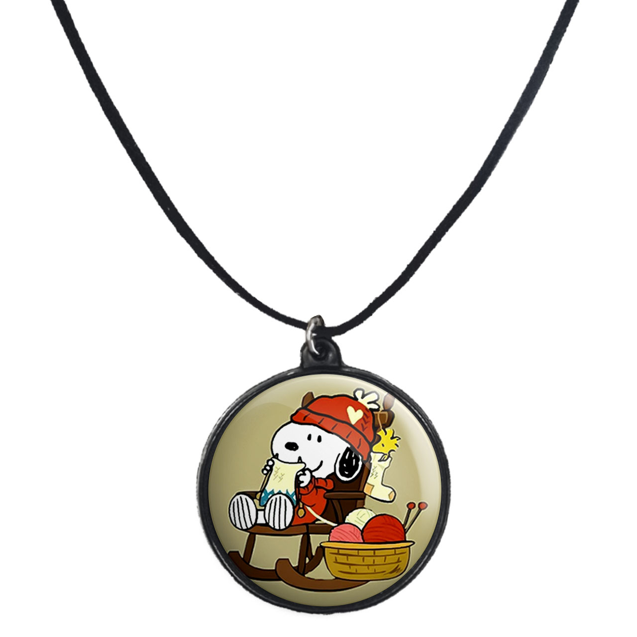 گردنبند پرمانه طرح اسنوپی کد pmb.14621