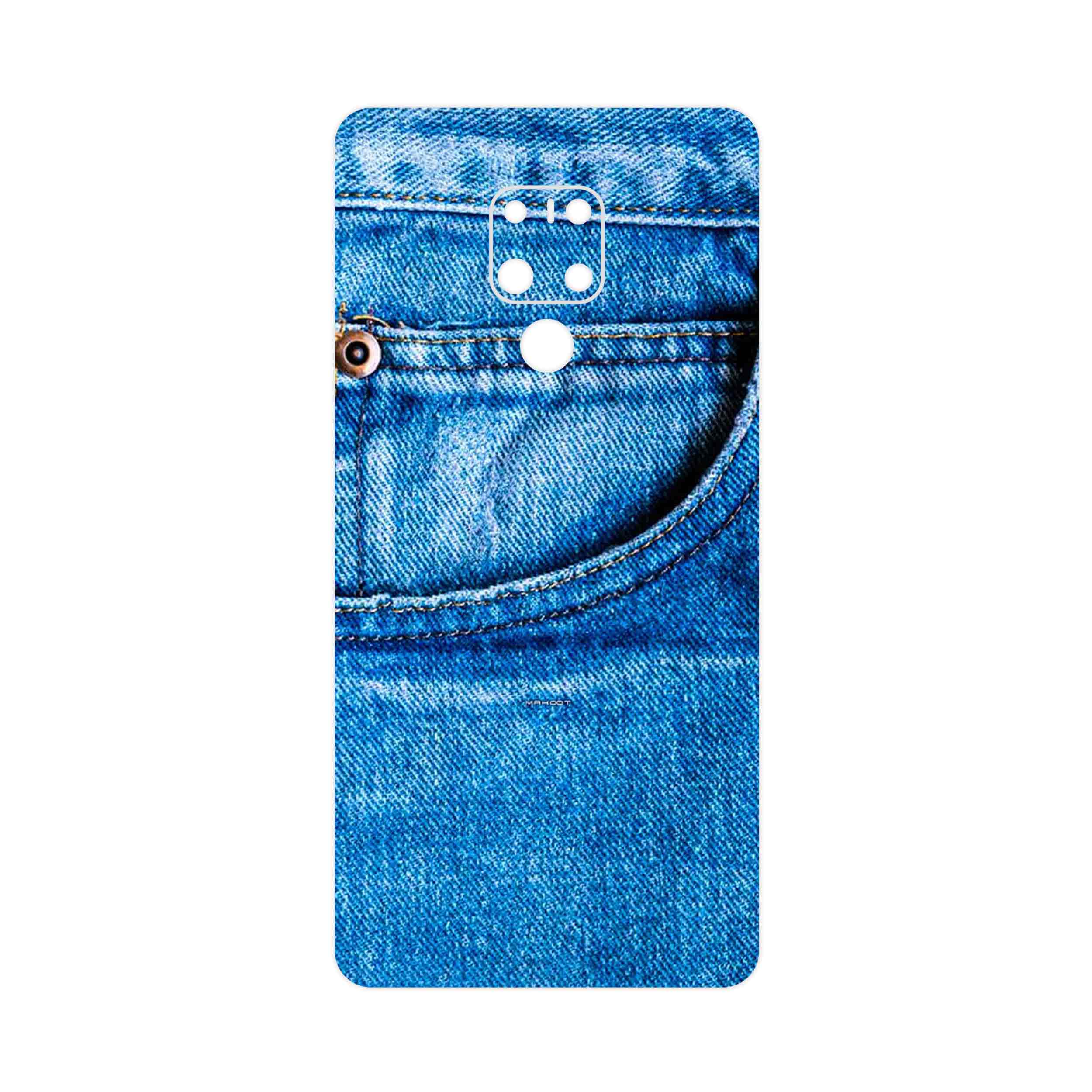 برچسب پوششی ماهوت مدل Fabric Texture 7 مناسب برای گوشی موبایل هوآوی Mate 20 X