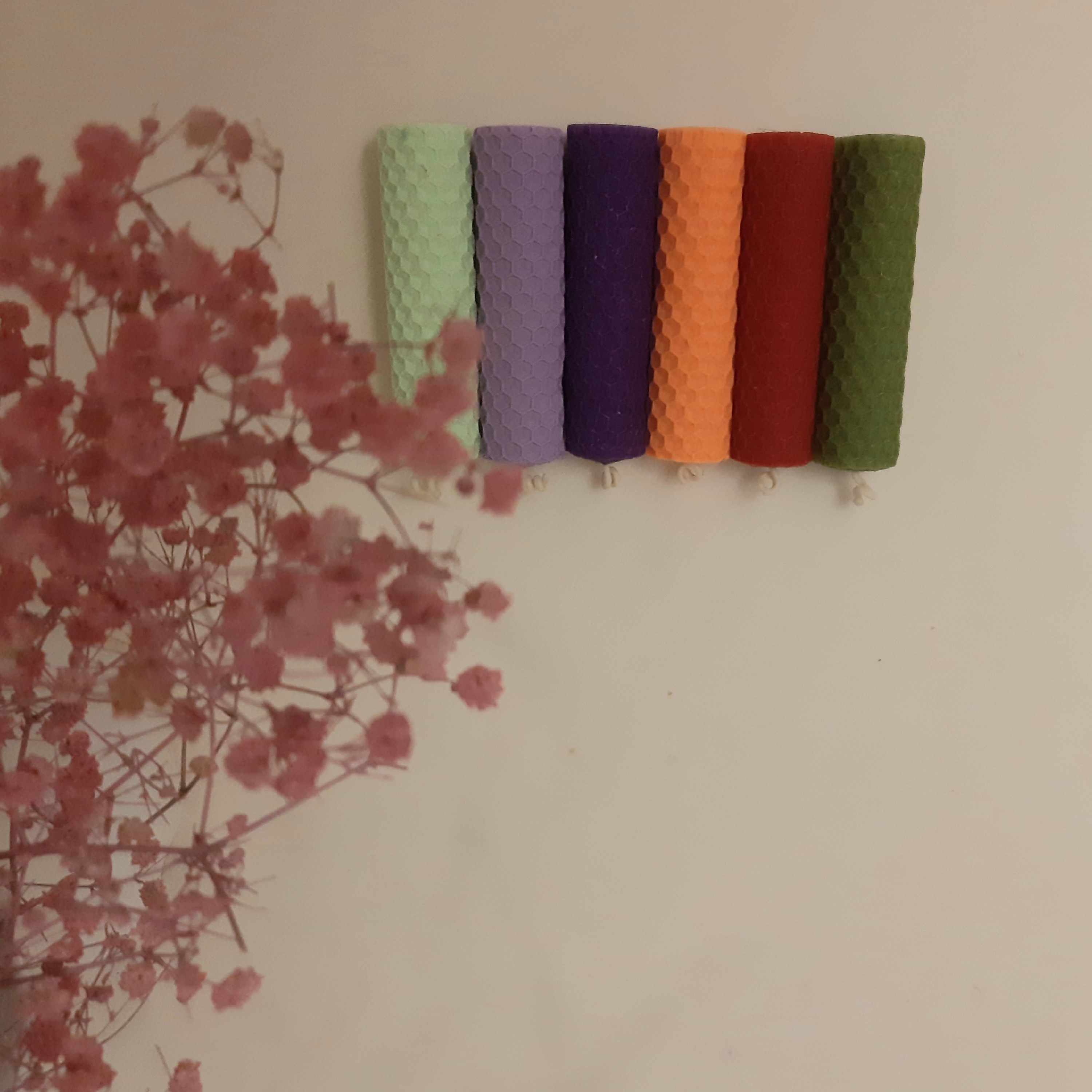 پک شمع بیزوکس قلمی  شش عددی