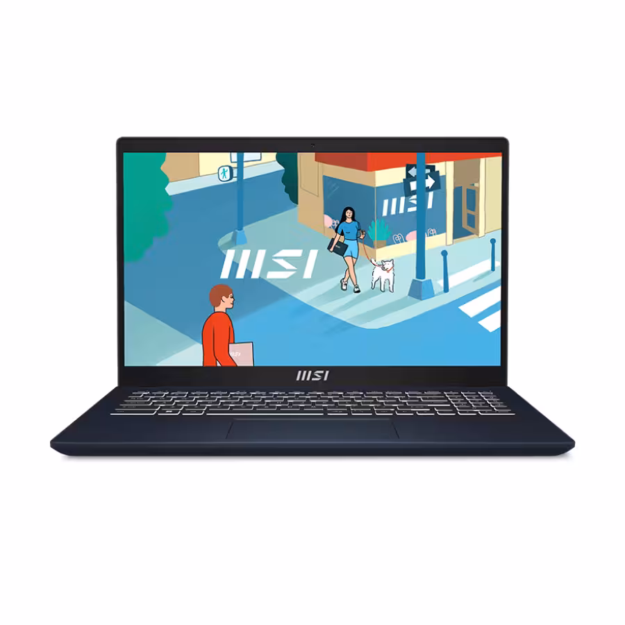 لپ تاپ 15.6 اینچی ام اس آی مدل Modern 15 B13M با پردازنده Core i5 1335U، رم 8GB، حافظه 512GB SSD و گرافیک Iris Xe
