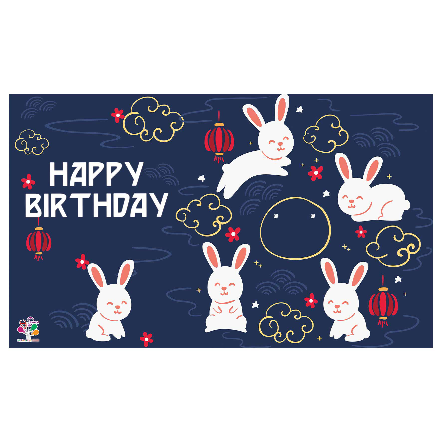 بنر تولد طرح خرگوش کد 141