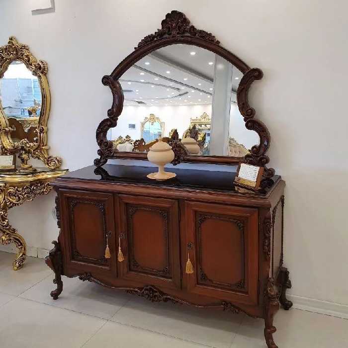 اینه کنسول چوبی  ایتالیایی 