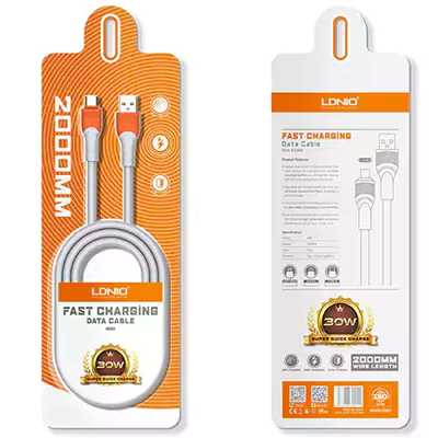 کابل تبدیل USB به USB-C الدینیو مدل LS602 طول 2 متر