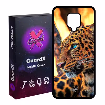 کاور گارد ایکس طرح پلنگ مدل Glass10237 مناسب برای گوشی موبایل شیائومی Redmi Note 9S / Note 9 Pro / Note 9 Pro Max