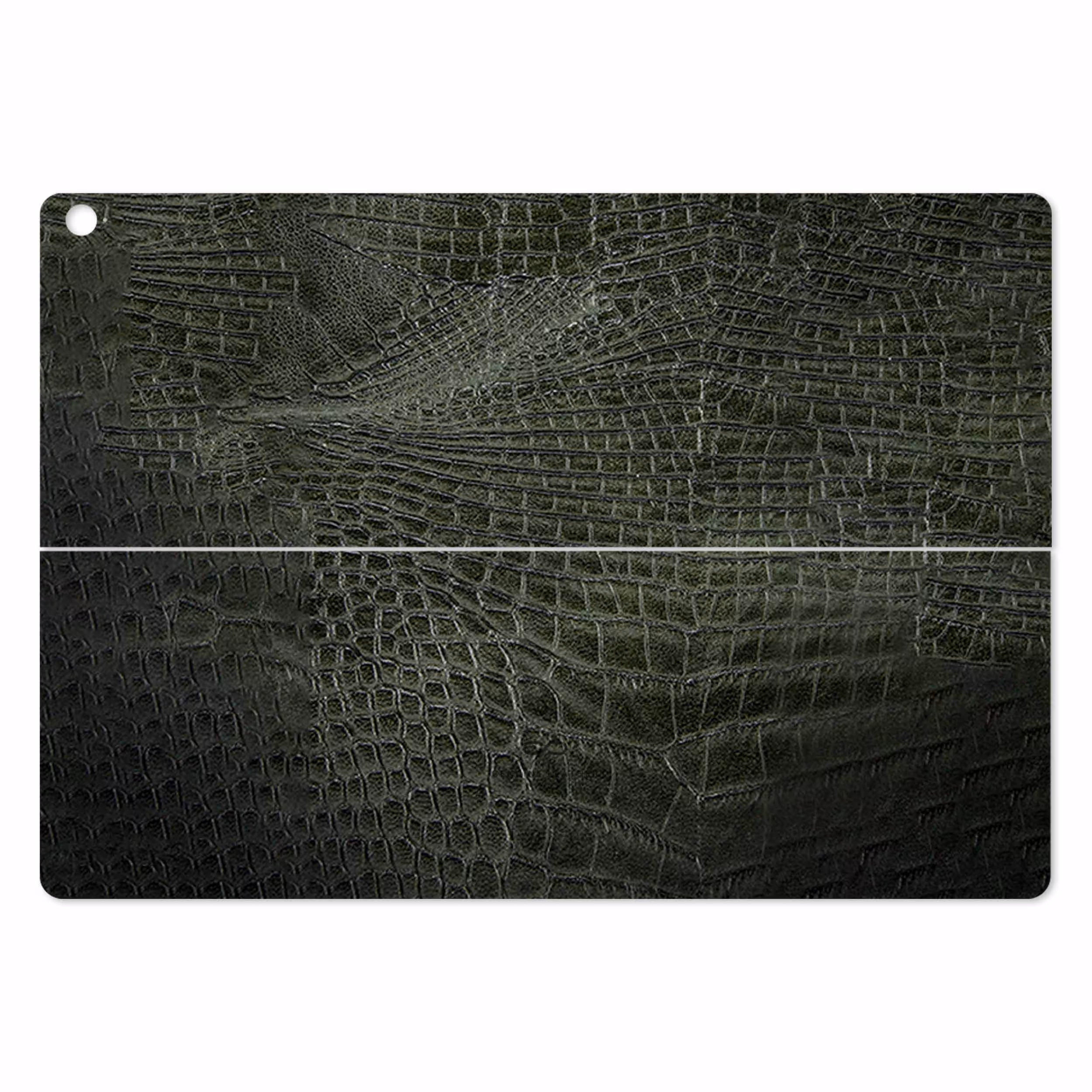 برچسب پوششی ماهوت مدل Green-Crocodile-Leather مناسب برای تبلت ایسوس Transformer 3 Pro 2016
