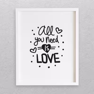 تابلو مدل نوشته انگلیسی طرح LOVE کد 320