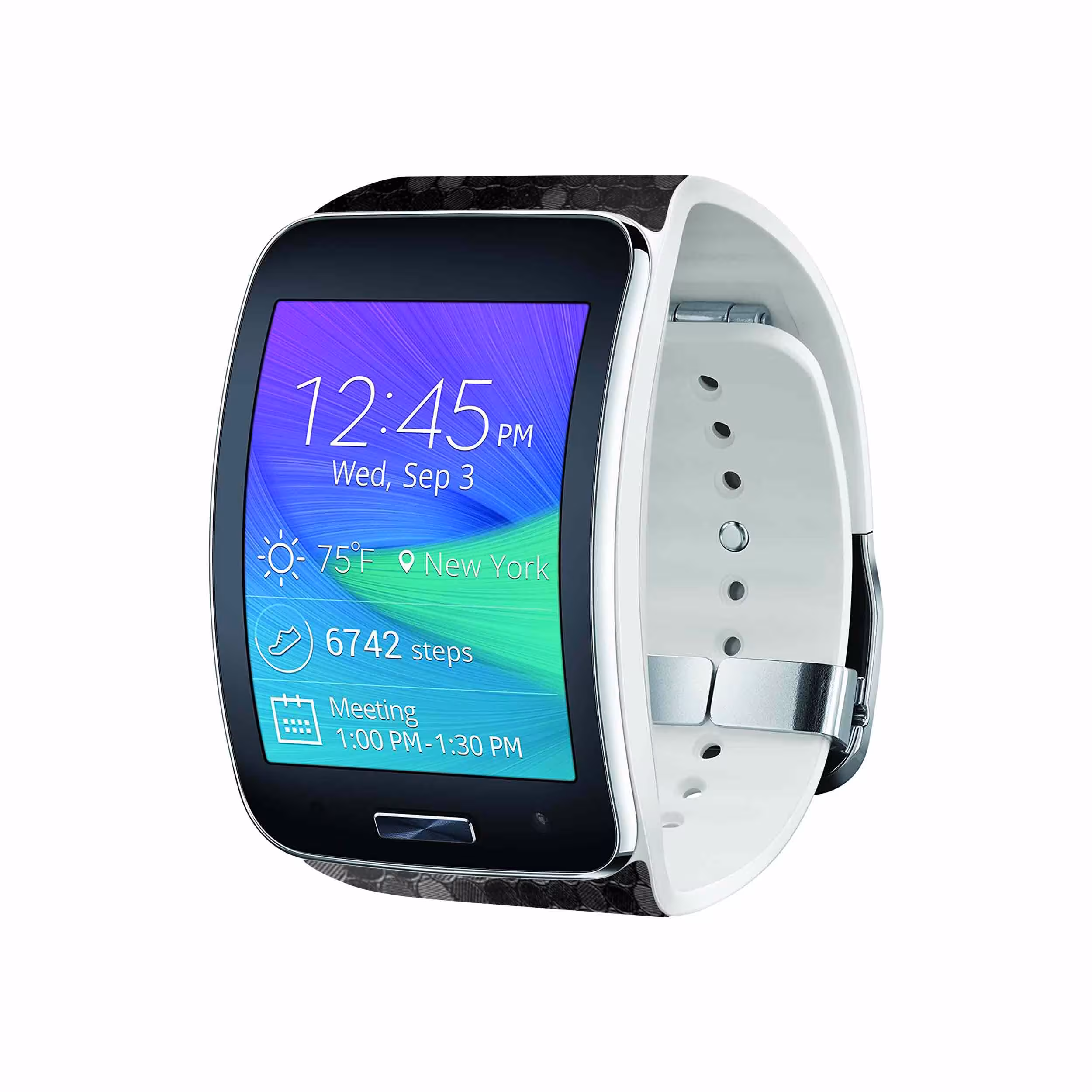 برچسب ماهوت طرح Honey-Comb-Circle مناسب برای ساعت هوشمند سامسونگ Galaxy Gear S