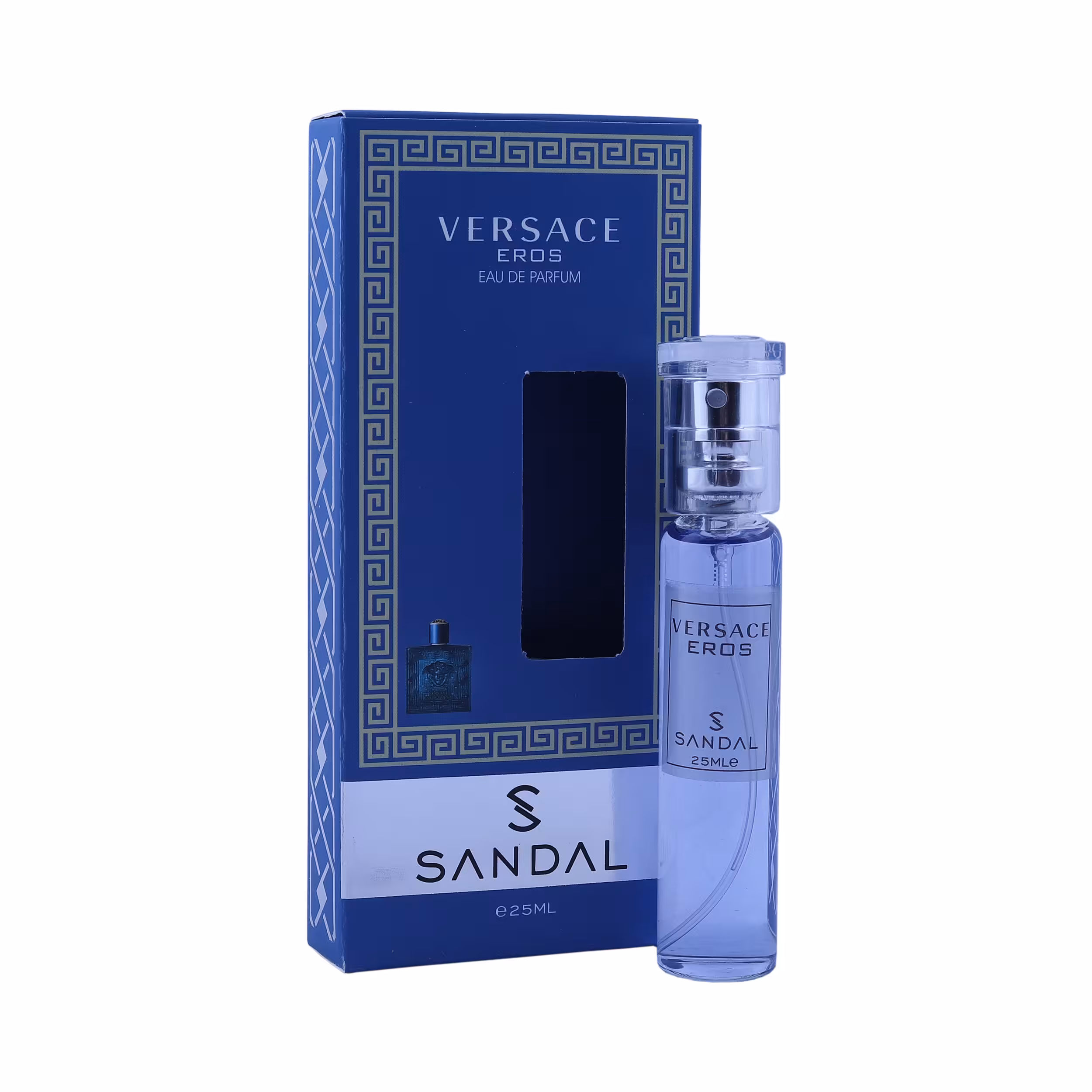 عطر جیبی مردانه صندل مدل ورساچ اروس حجم 25 میلی لیتر