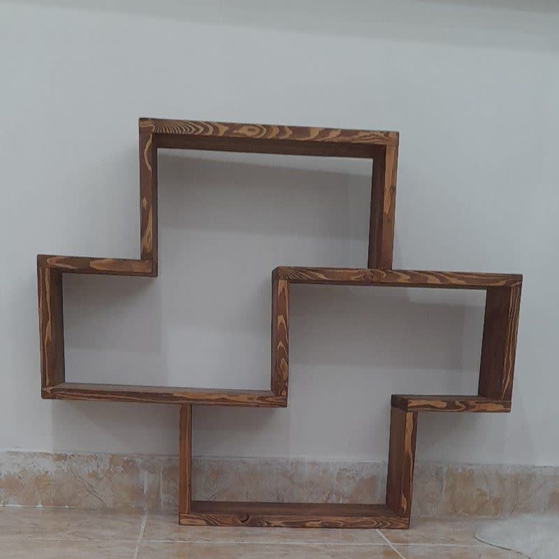 شلف چوبی دیواری