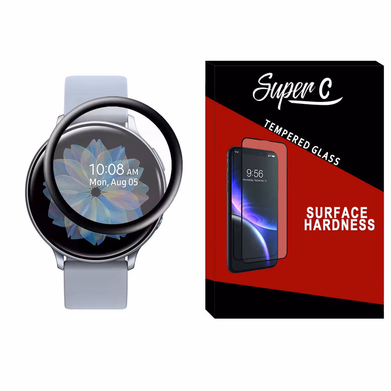 محافظ صفحه نمایش نانو سوپرسی مدل SRC مناسب برای ساعت هوشمند سامسونگ Galaxy Watch Active 2 44mm