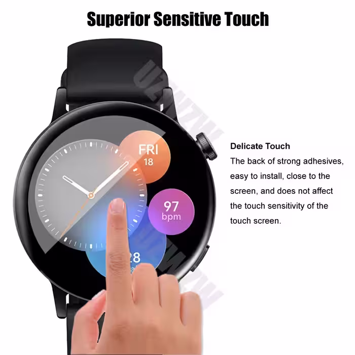 محافظ صفحه نمایش لاین مدل RT007 مناسب برای ساعت هوشمند هوآوی Watch GT3 42mm بسته سه عددی