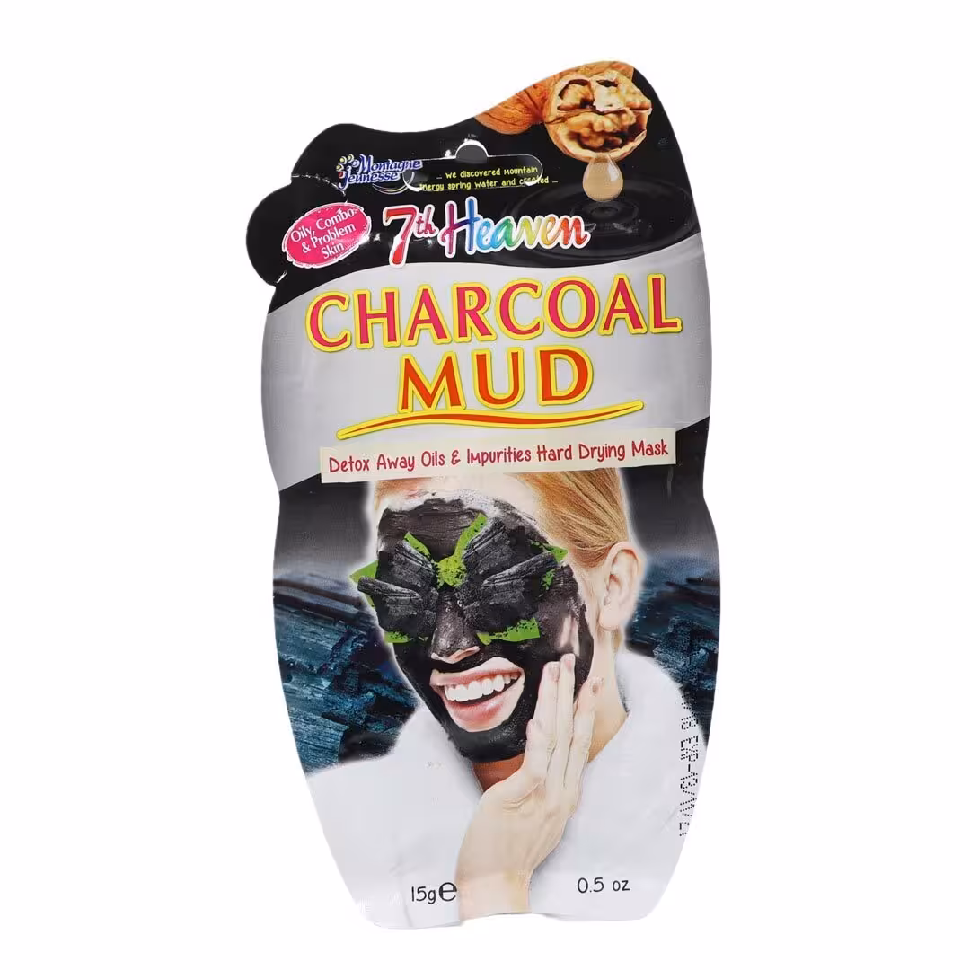 سون هیون ماسک گلی ذغال پوست چرب و مختلط و آسیب دیده 15 گرم CHARCOAL MUD