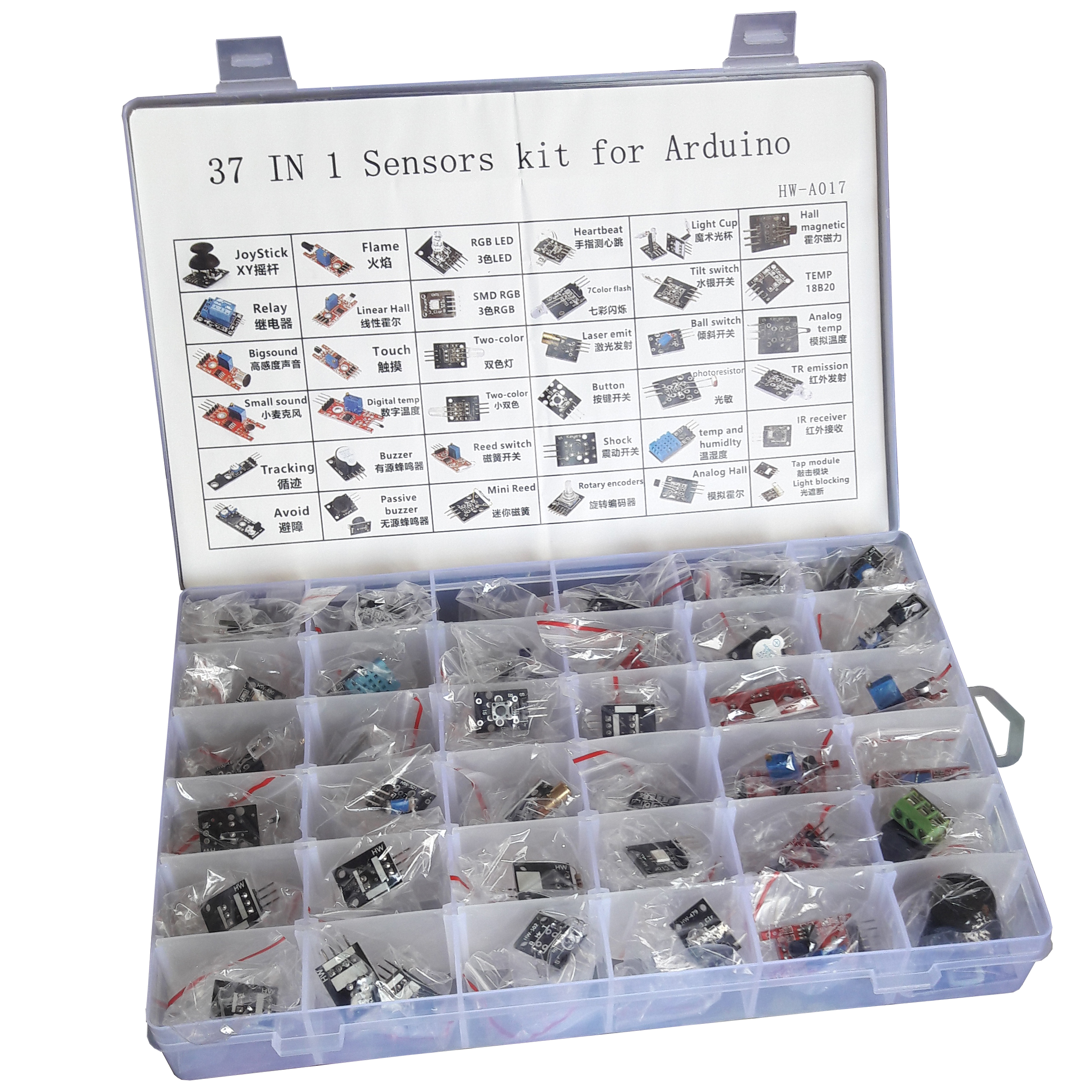 سنسور آردوینو  مهندسیکا مدل STK0022 مجموعه 37 عددی