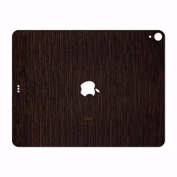 برچسب پوششی ماهوت مدل Dark-Gold-Stripes-Wood مناسب برای تبلت اپل iPad Pro 12.9 (GEN 3) 2018 A2014