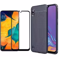 کاور مورفی مدل AG7 مناسب برای گوشی موبایل سامسونگ Galaxy A10 به همراه محافظ صفحه نمایش